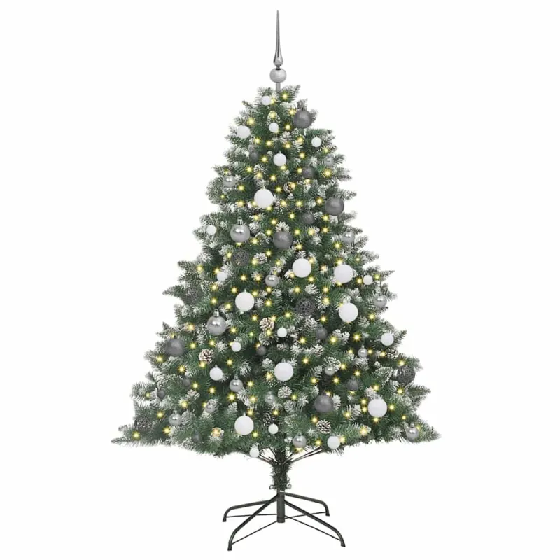 Dirbtinė Kalėdų eglutė Žalia 180 cm PVC, plastikas ir plienas