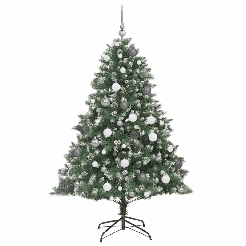 Dirbtinė Kalėdų eglutė Žalia 180 cm PVC, plastikas ir plienas