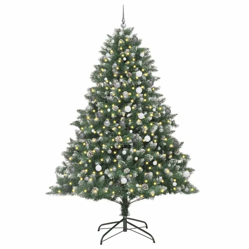 Dirbtinė Kalėdų eglutė Žalia 240 cm PVC, plastikas ir plienas