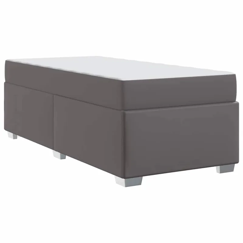 Lovos rėmas su čiužiniu Pilka 80 x 200 cm audinys