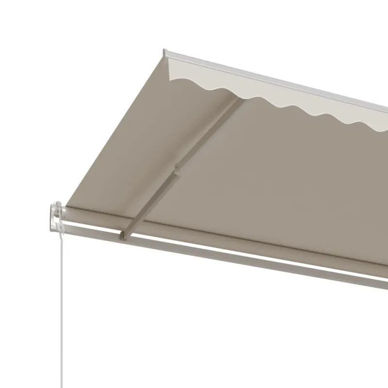 Automatinė ištraukiama markizė, kreminės spalvos, 600x350cm