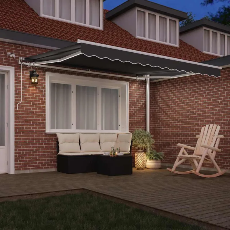 Markizės rėmas Balta 350 x 250 cm Aliuminis