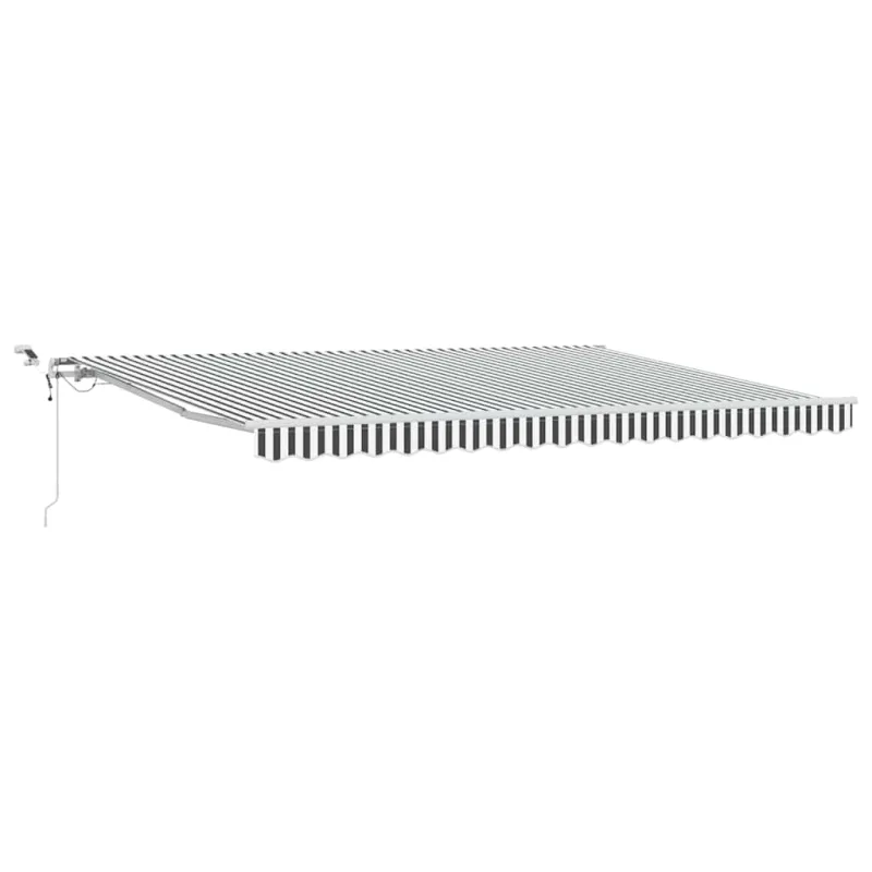 Automatinė ištraukiama markizė, antracito ir balta, 450x300cm