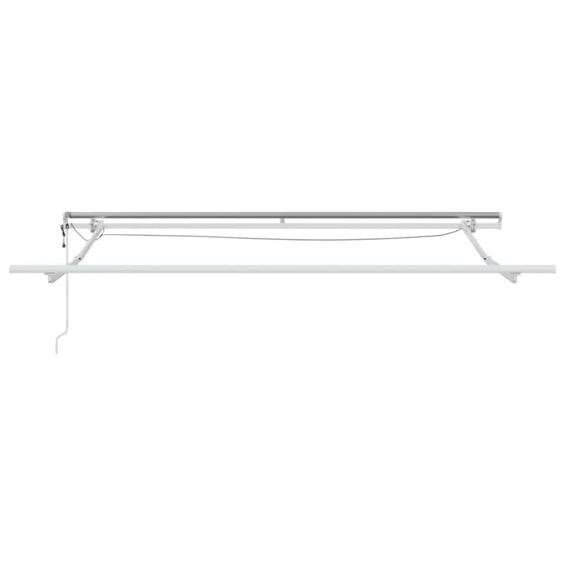 Ištraukiama markizė Balta 350 x 250 cm Poliesteris ir Metalas