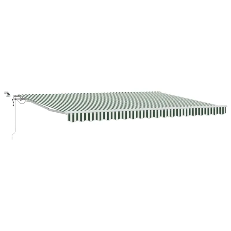 Ištraukiama markizė Žalia ir balta 450 × 300 cm