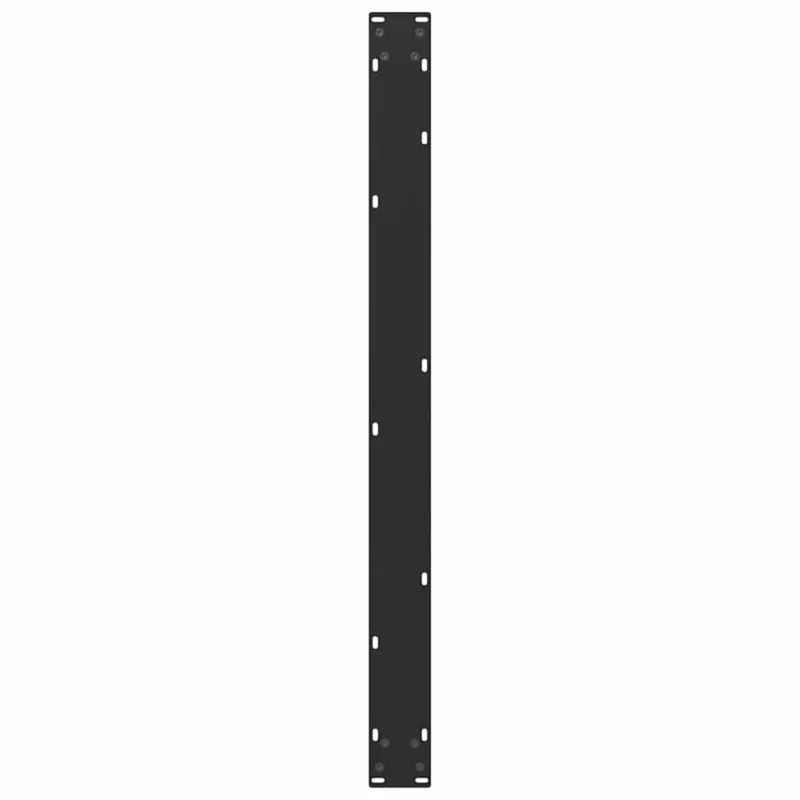 Valgomojo stalo kojelės, 3 vnt., juodos, 100x(72-73) cm, plienas, U formos