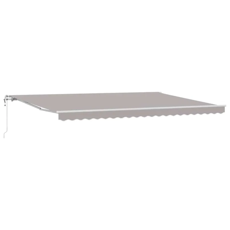 Elektrinė ištraukiama pavėsinė Šviesiai pilka 500 × 300 cm