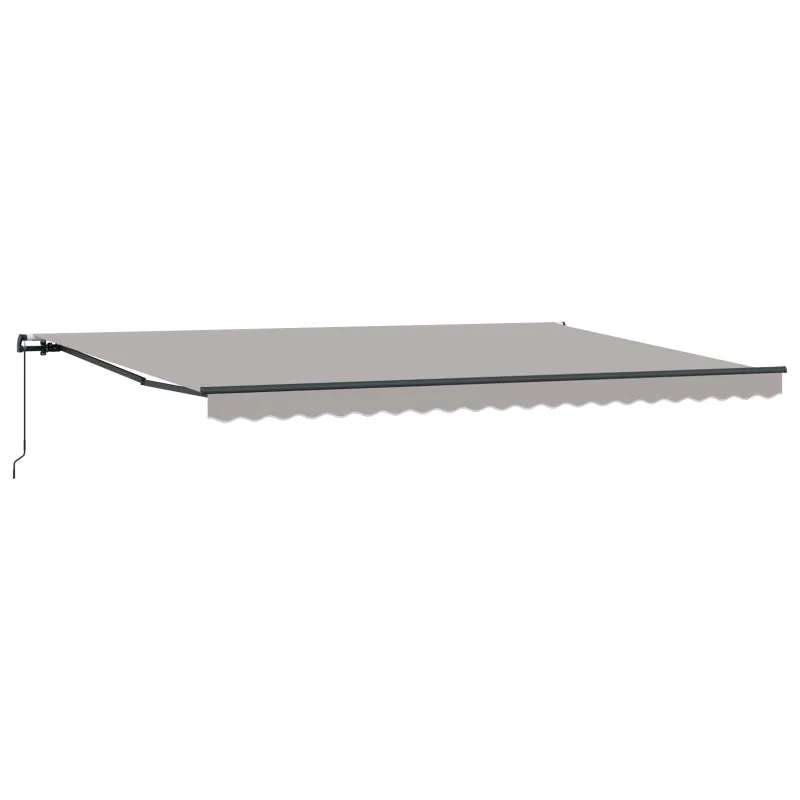 Ištraukiama markizė Šviesiai pilka 500 × 300 cm