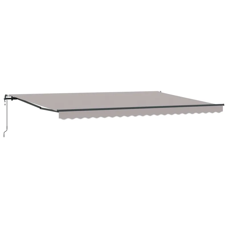 Ištraukiama markizė Šviesiai pilka 500 × 300 cm