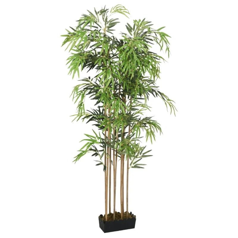 Dirbtinis bambukas, žalios spalvos, 180cm, 1605 lapai