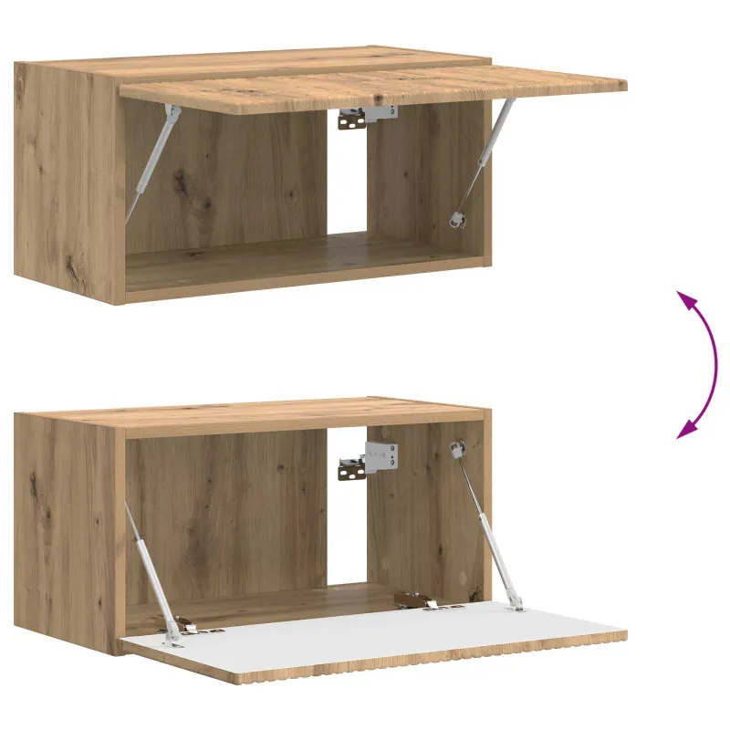 TV spintelių komplektas 4 pcs Amatininkų ąžuolas