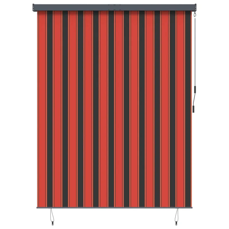 Roletas Oranžinė ir ruda 200 x 250 cm Audinys ir aliuminis