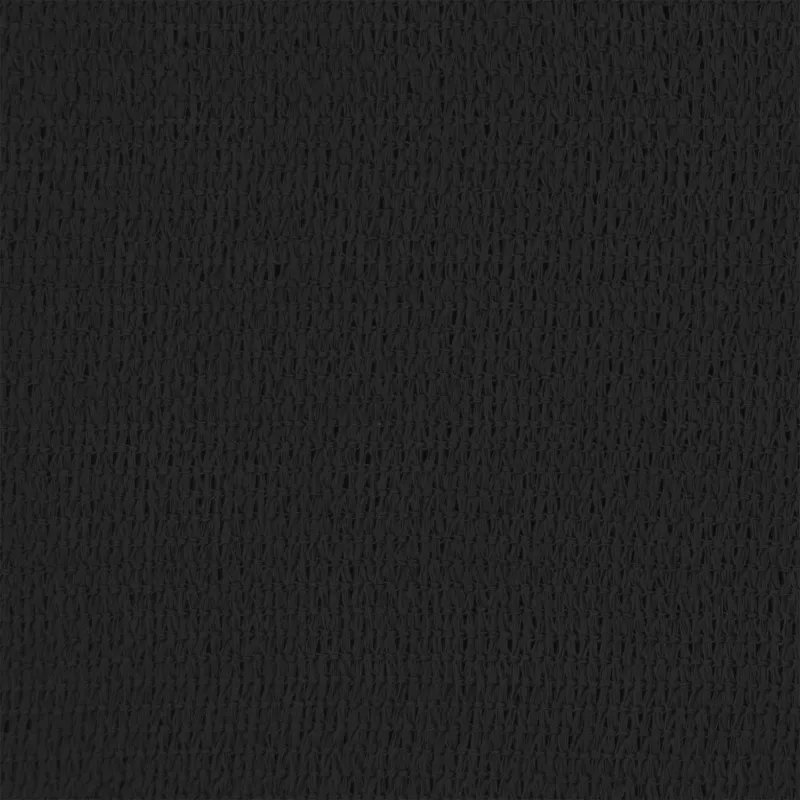 Balkono Ekranas Juoda 75 x 1200 cm HDPE ir aliuminis