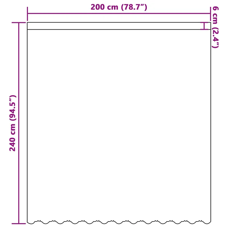 Nėrinių Užuolaida Gėlių Balta 240 x 200 cm Poliesteris