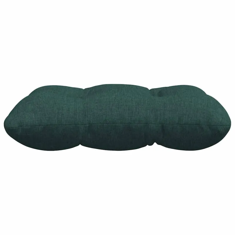 Sėdynių pagalvėlės 4 pcs Tamsiai žalia 45 x 45 x 12 cm audinys