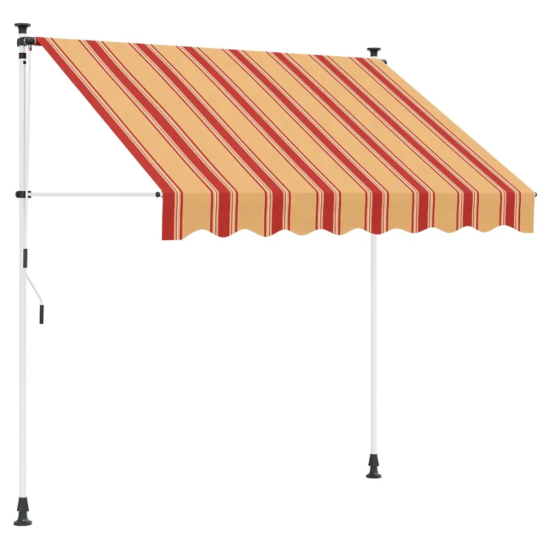 Rankinė sulankstoma markizė Įvairiaspalvis 300 x 115 x 300 cm
