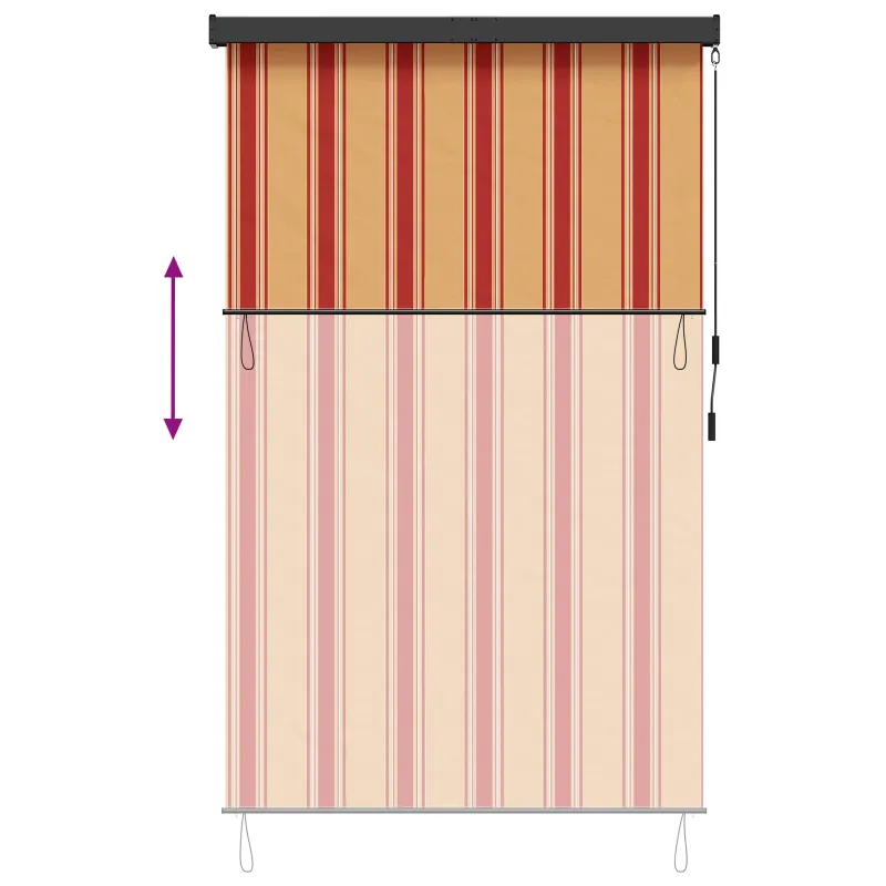 Roletas Įvairiaspalvis 100 x 250 cm Audinys ir aliuminis