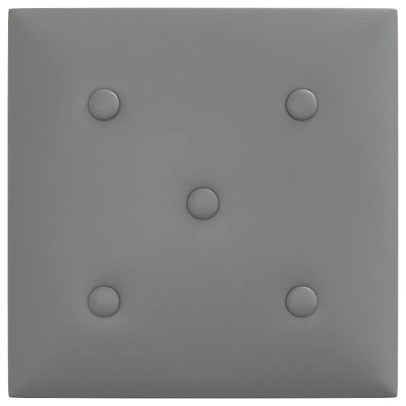 Sieninis galvūgalis 12 pcs Pilka 30 x 30 cm Dirbtinė oda