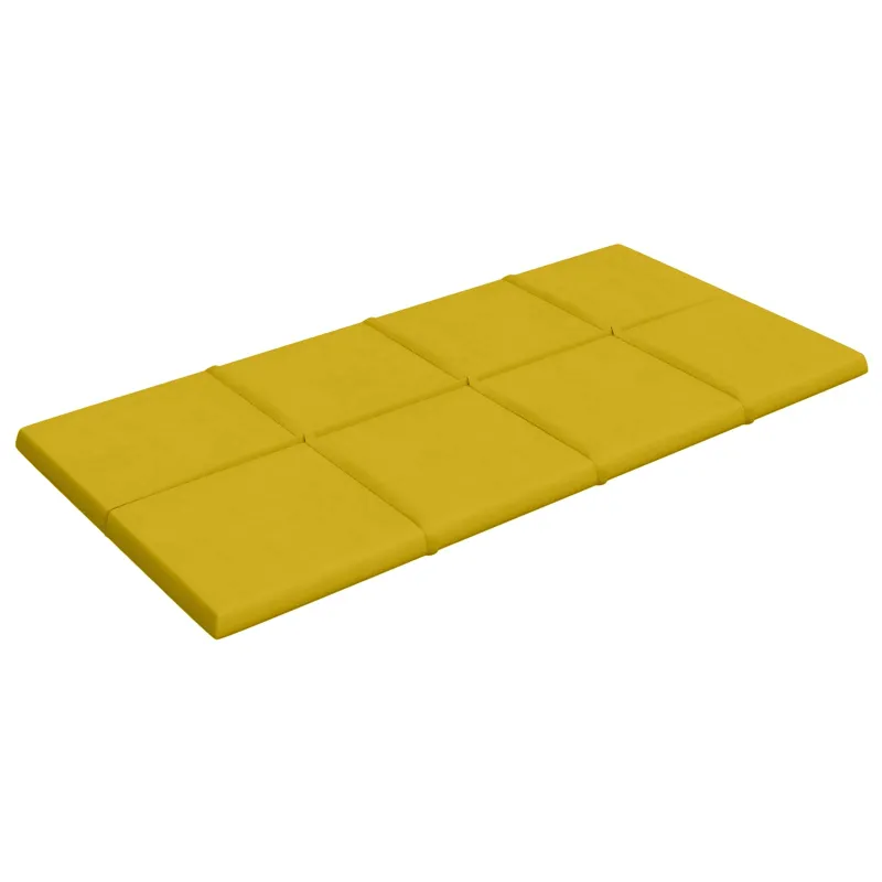 Sieninis galvūgalis 12 pcs Geltona 60 x 30 cm Aksomas