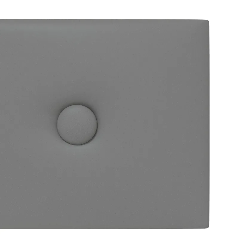 Sieninis galvūgalis 12 pcs Pilka 60 x 15 cm Dirbtinė oda