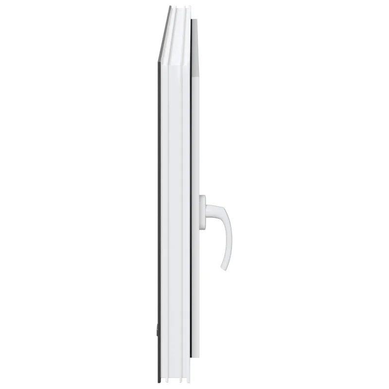 Požeminio lango RISOR 110 x 70 cm PVC ir stiklas Antracito