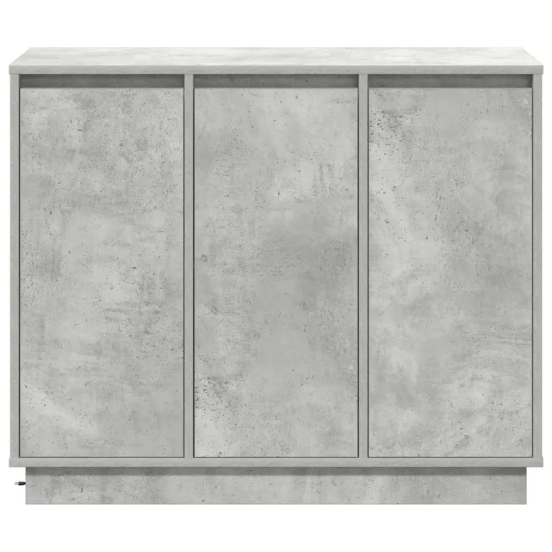 LED Bufetas Betono pilka 90 x 32 x 75 cm Apdirbta mediena
