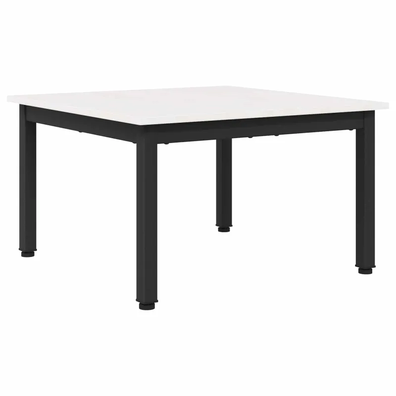 Kavos staliukas Balta 60 x 60 x 36 cm Kietos pušies mediena