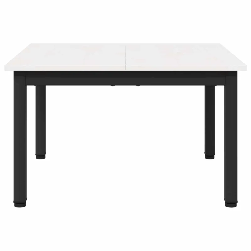 Kavos staliukas Balta 60 x 60 x 36 cm Kietos pušies mediena