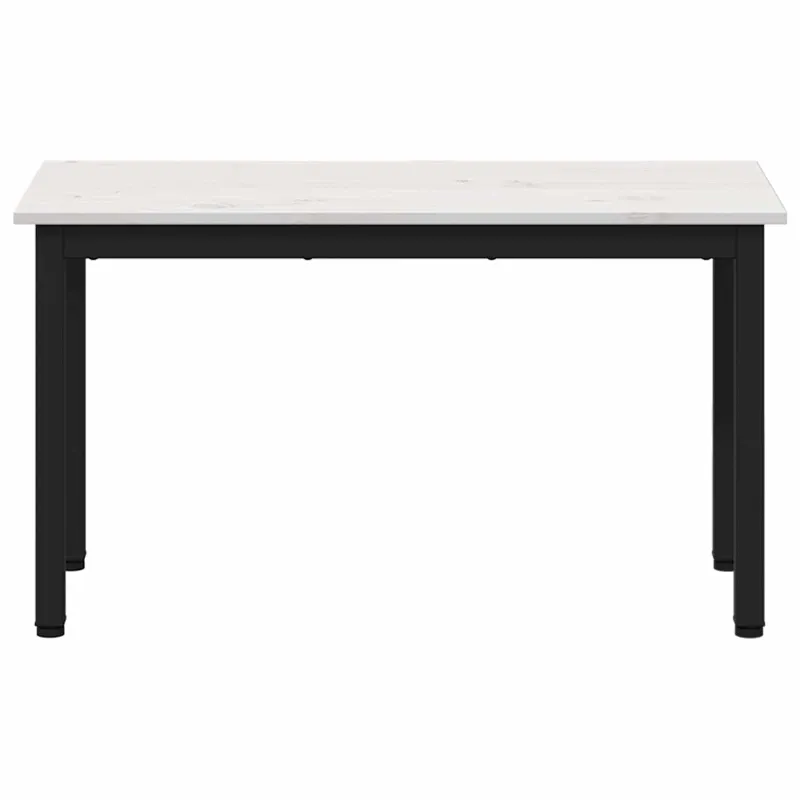 suoliukas Balta 80 x 35 x 45 cm Kietos pušies mediena