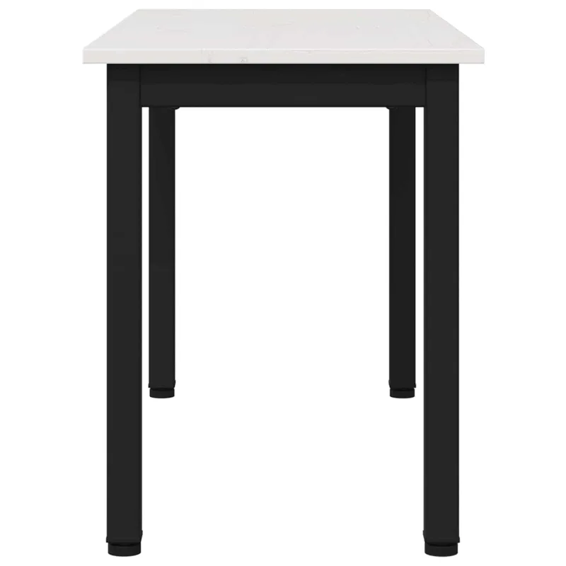 suoliukas Balta 80 x 35 x 45 cm Kietos pušies mediena