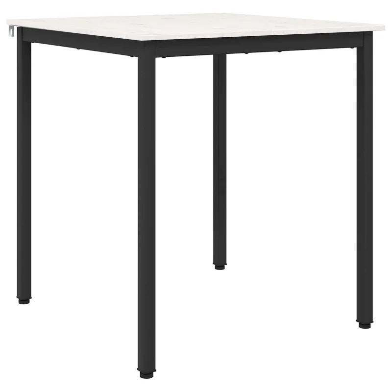 Valgomojo stalas Balta 70 x 70 x 75 cm Kietos pušies mediena