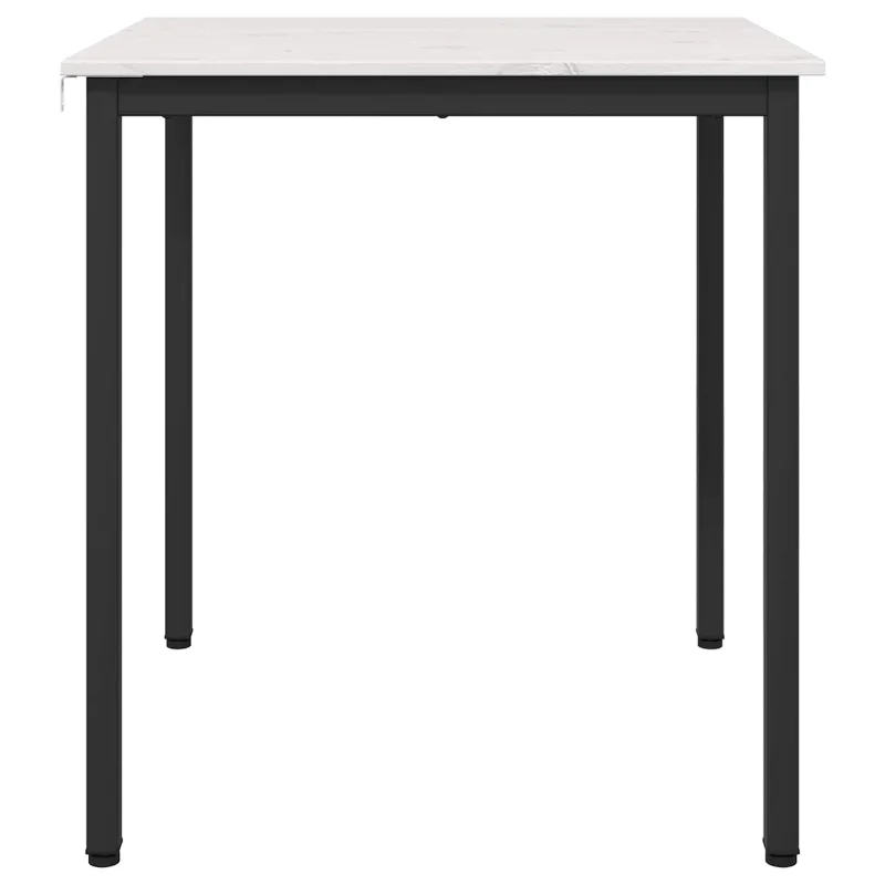 Valgomojo stalas Balta 70 x 70 x 75 cm Kietos pušies mediena