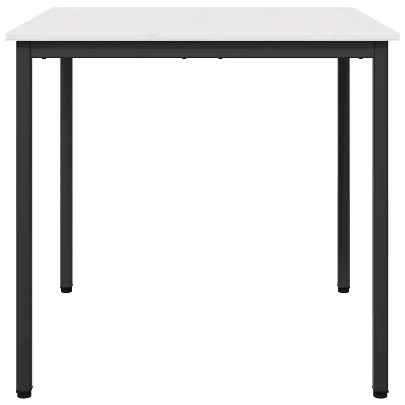 Valgomojo stalas Balta 80 x 80 x 75 cm Kietos pušies mediena