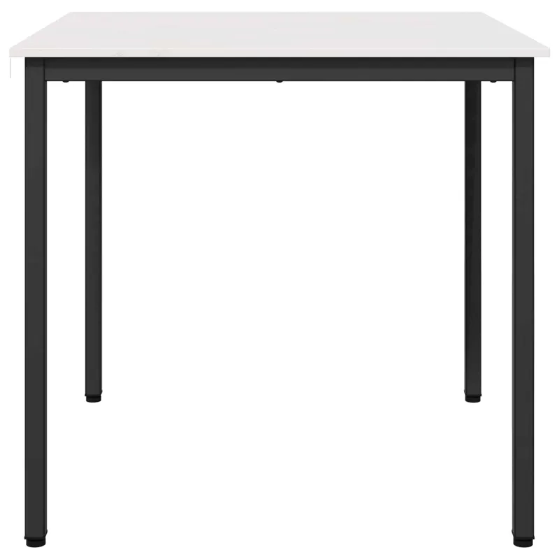 Valgomojo stalas Balta 80 x 80 x 75 cm Kietos pušies mediena