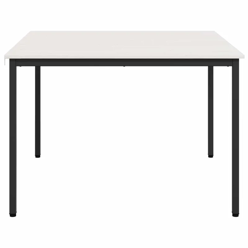 Valgomojo stalas Balta 110 x 110 x 75 cm Kietos pušies mediena