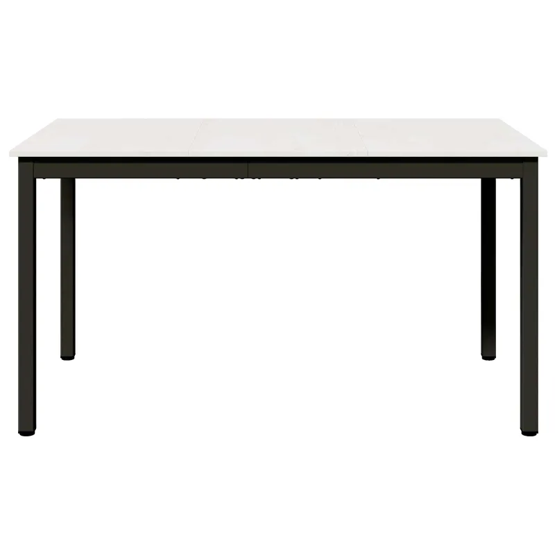 Valgomojo stalas Balta 140 x 80 x 75 cm Kietos pušies mediena