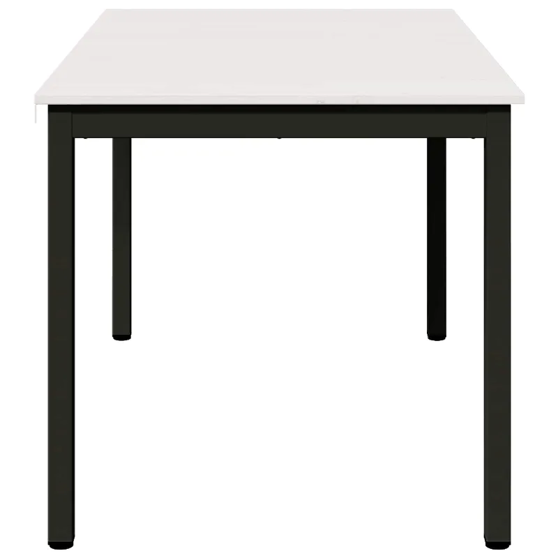 Valgomojo stalas Balta 140 x 80 x 75 cm Kietos pušies mediena