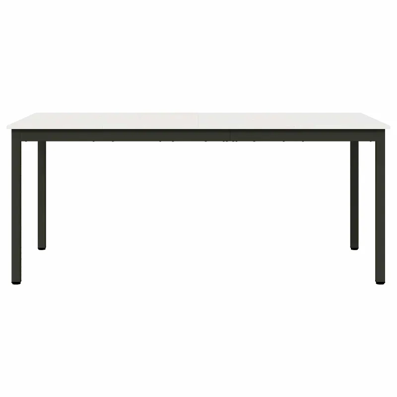 Valgomojo stalas Balta 180 x 90 x 75 cm Kietos pušies mediena