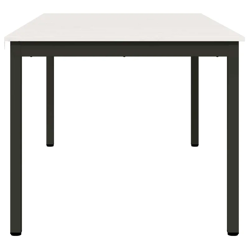 Valgomojo stalas Balta 180 x 90 x 75 cm Kietos pušies mediena