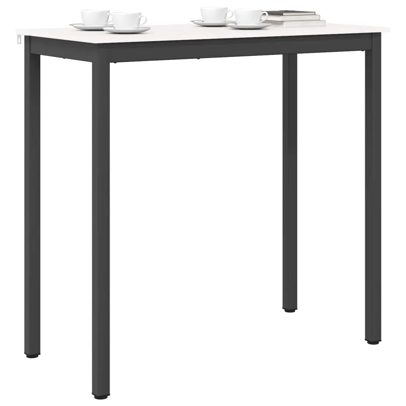 Baro stalas Balta 110 x 55 x 105 cm Kietos pušies mediena