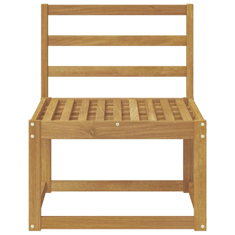 Lauko Vidurinis Sofa Kietos akacijos mediena Balta
