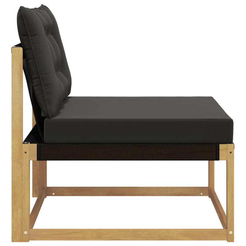 Lauko Vidurinis Sofa su pagalve Balta 79 x 83 x 73 cm plienas