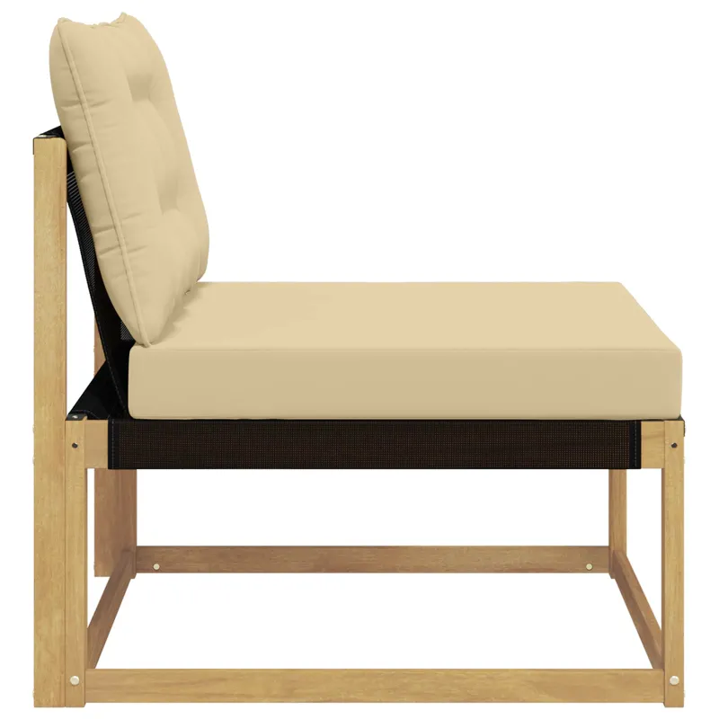 Lauko Vidurinis Sofa su pagalve Balta 79 x 83 x 73 cm plienas