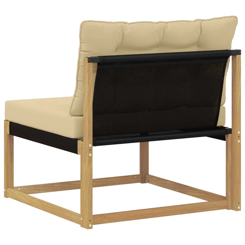 Lauko Vidurinis Sofa su pagalve Balta 79 x 83 x 73 cm plienas