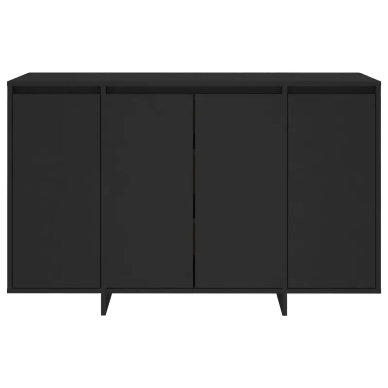 Šoninė spintelė, juodos spalvos, 120x41x75cm, MDP