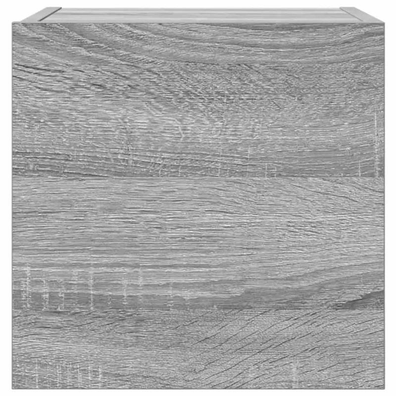 Sieninės televizoriaus spintelės, 2vnt., pilkos, 30,5x30x30cm