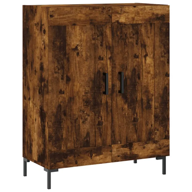 Komoda, dūminio ąžuolo spalvos, 69,5x34x180cm, apdirbta mediena