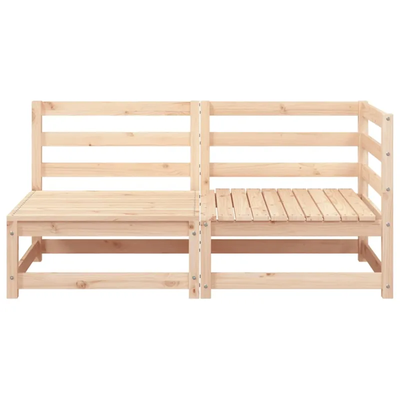 Dvivietė sodo sofa, pušies medienos masyvas