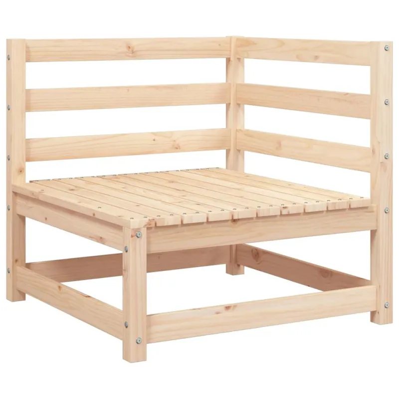 Dvivietė sodo sofa, pušies medienos masyvas