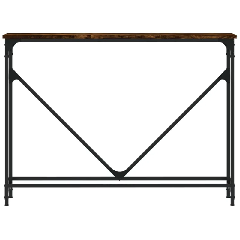 Konsolinis staliukas, dūminio ąžuolo, 102x22,5x75cm, mediena